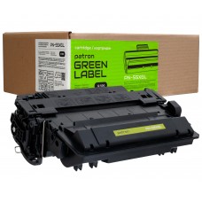 Картридж HP 55X (CE255X), Black, Patron Green (PN-55XGL)