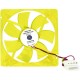 Вентилятор 90 мм, Cooling Baby 9025 4PS Yellow,  90x90x25мм 4pin