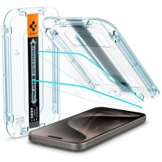 Защитное стекло для Apple iPhone 15 Pro, Spigen, 2 шт (AGL06892)