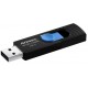 USB 3.0 Flash Drive 128Gb ADATA AUV320, Black/Blue (AUV320-128G-RBKBL)