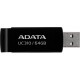 Флеш накопитель USB 64Gb ADATA UC310, Black, USB 3.2 Gen 1 (UC310-64G-RBK)