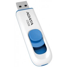 USB Flash Drive 64Gb ADATA C008, White/Blue (AC008-64G-RWE)