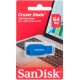 USB Flash Drive 64Gb SanDisk Cruzer Blade, Electric Blue (SDCZ50C-064G-B35BE)