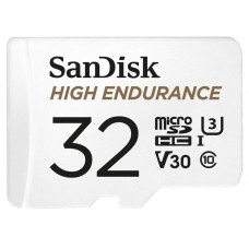 Карта памяти microSDHC, 32Gb, SanDisk High Endurance, SD адаптер (SDSQQNR-032G-GN6IA)