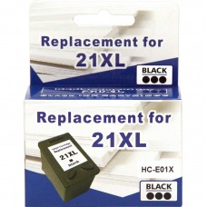 Картридж HP №21XL (C9351CE), Black, MicroJet (HC-E01X)