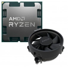 Процессор AMD (AM5) Ryzen 5 7600, Tray + Cooler, 6x3.8 GHz (100-100001015MPK)