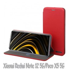Чохол-книжка для смартфона Xiaomi Redmi Note 12 5G/Poco X5 5G, BeCover Exclusive, Burgundy Red