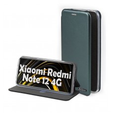 Чехол-книжка для смартфона Xiaomi Redmi Note 12 4G, BeCover Exclusive, Dark Green