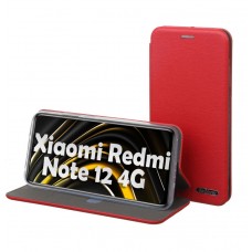 Чохол-книжка для смартфона Xiaomi Redmi Note 12 4G, BeCover Exclusive, Burgundy Red