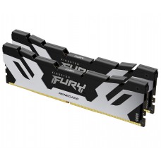 Пам'ять 48Gb x 2 (96Gb Kit) DDR5, 6400 MHz, Kingston Fury Renegade, Black/Silver (KF564C32RSK2-96)