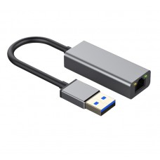 Мережевий адаптер USB 3.0 - Gigabit Ethernet, Dynamode, Grey (DM-AD-GLAN)