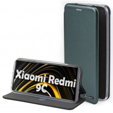 Чехол-книжка для смартфона Xiaomi Redmi 9C, BeCover Exclusive, Dark Green