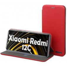 Чехол-книжка для смартфона Xiaomi Redmi 12C, BeCover Exclusive, Burgundy Red