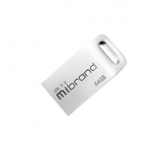 USB 3.2 Flash Drive 64Gb Mibrand Ant, Silver (MI3.2/AN64M4S)