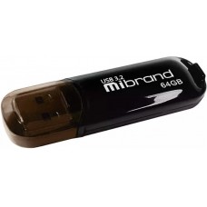 USB 3.2 Flash Drive 64Gb Mibrand Marten, Black (MI3.2/MA64P10B)