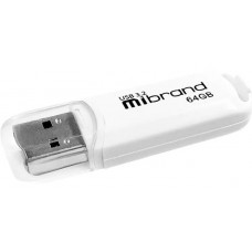 USB 3.2 Flash Drive 64Gb Mibrand Marten, White (MI3.2/MA64P10W)