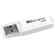 USB 3.2 Flash Drive 32Gb Mibrand Marten, White (MI3.2/MA32P10W)