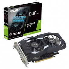 Видеокарта GeForce GTX 1650, Asus, DUAL EVO OC, 4Gb GDDR6 (DUAL-GTX1650-O4GD6-P-EVO)