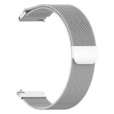 Ремешок для Xiaomi Mi Watch (20mm)/Garmin Vivoactive 3S, BeCover Milanese Style, Silver (707691)
