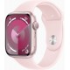 Смарт-годинник Apple Watch Series 9 GPS (A2980), 45 мм, Pink, Light Pink Sport Band (S/M) (MR9G3QP/A)