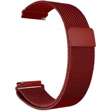 Ремінець для Xiaomi Amazfit Bip (20mm) Lite/Bip S Lite, BeCover Milanese Style, Red Wine