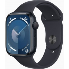 Смарт-годинник Apple Watch Series 9 GPS (A2980), 45 мм, Midnight, Midnight Sport Band (M/L) (MR9A3QP/A)