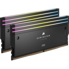 Пам'ять 16Gb x 2 (32Gb Kit) DDR5, 6000 MHz, Corsair Dominator Titanium RGB, Black (CMP32GX5M2B6000C30)