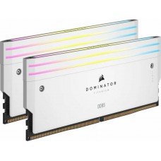 Пам'ять 16Gb x 2 (32Gb Kit) DDR5, 6000 MHz, Corsair Dominator Titanium RGB, White (CMP32GX5M2B6000C30W)