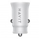 Автомобільний зарядний пристрій Havit CC2022, White (HV-CC2022)