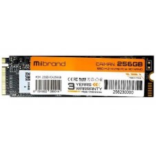 Твердотельный накопитель M.2 256Gb, Mibrand Caiman, PCI-E 3.0 x4 (MIM.2SSD/CA256GB)