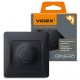 Диммер Videx Binera, Black graphite, 600 Вт, 86x86 мм, IP20 (VF-BNDM600-BG)
