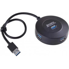 Концентратор USB 3.0 Maiwo KH304-A, Black