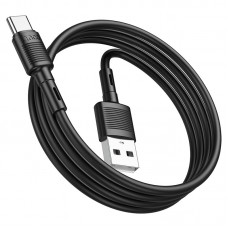 Кабель USB <-> USB Type-C, Hoco 2.4A Victory, 60W, X83, Black