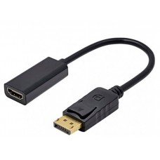 Адаптер DisplayPort (M) - HDMI (F), STLab, Black, 15 см (U-996-4K)
