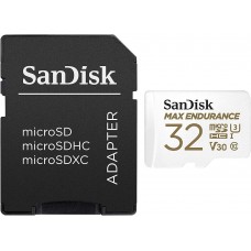 Карта памяти microSDHC, 32Gb, SanDisk MAX ENDURANCE, SD адаптер (SDSQQVR-032G-GN6IA)