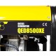 Дизельний генератор Qube QFED8500XE, Black/Yellow