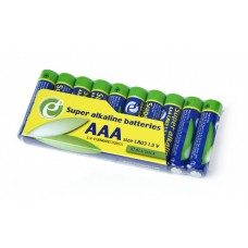 Батарейка AAA (LR03), щелочная, EnerGenie, 10 шт, 1.5V, Shrink (EG-BA-AAASA-01)