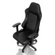 Ігрове крісло Noblechairs HERO, Black/Platinum White (NBL-HRO-PU-BPW)