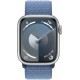 Смарт-годинник Apple Watch Series 9 GPS (A2978), 41 мм, Silver, Winter Blue Sport Loop (MR923QP/A)