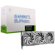 Відеокарта GeForce RTX 4080, MSI, GAMING X SLIM WHITE (RTX 4080 16GB GAMING X SLIM WHITE)