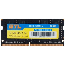 Пам'ять SO-DIMM, DDR4, 8Gb, 2666 MHz, GTL, 1.2V, CL19 (GTLSD8D426BK)