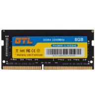 Пам'ять SO-DIMM, DDR4, 8Gb, 3200 MHz, GTL, 1.2V, CL22 (GTLSD8D432BK)