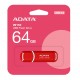 USB 3.0 Flash Drive 64Gb ADATA UV150, Red (AUV150-64G-RRD)