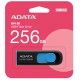 USB 3.2 Flash Drive 256Gb ADATA UV128, Black/Blue (AUV128-256G-RBE)