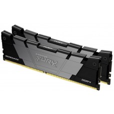 Память 16Gb x 2 (32Gb Kit) DDR4, 3600 MHz, Kingston Fury Renegade, Black (KF436C16RB12K2/32)