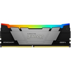 Пам'ять 8Gb DDR4, 3600 MHz, Kingston Fury Renegade RGB, Black (KF436C16RB2A/8)