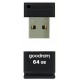 USB Flash Drive 64Gb Goodram UPI2, Black (UPI2-0640K0R11)