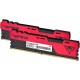 Пам'ять 4Gb x 2 (8Gb Kit) DDR4, 2666 MHz, Patriot Viper Elite II, Black/Red (PVE248G266C6K)