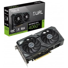 Видеокарта GeForce RTX 4060 Ti, Asus, DUAL SSD OC, 8Gb GDDR6 (DUAL-RTX4060TI-O8G-SSD)