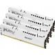 Память 32Gb x 4 (128Gb Kit) DDR5, 5200 MHz, Kingston Fury Beast, White (KF552C40BWK4-128)